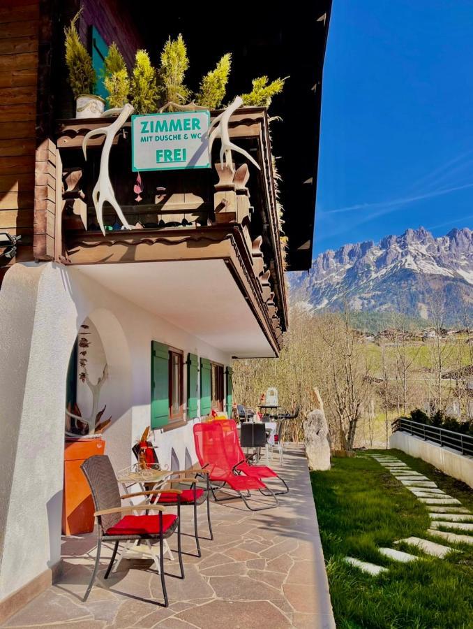 Gaste-Haus Kaisers-Gluck Hotel Going am Wilden Kaiser Esterno foto